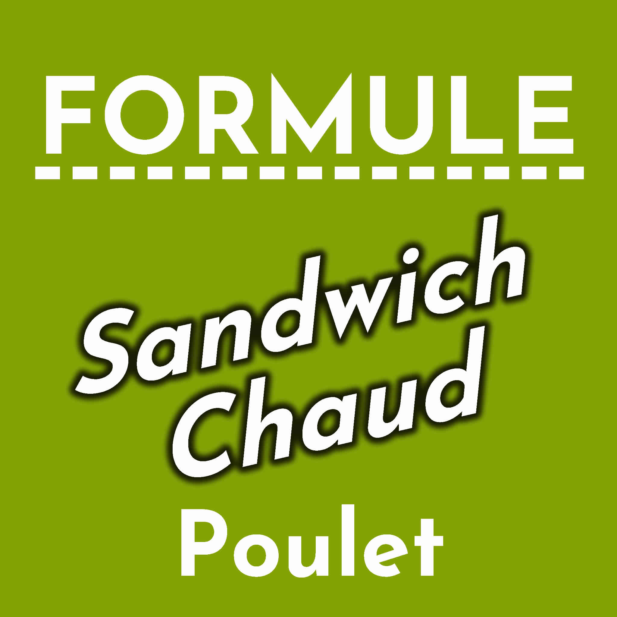 Formule Sandwich Chaud Poulet Crispy Frites